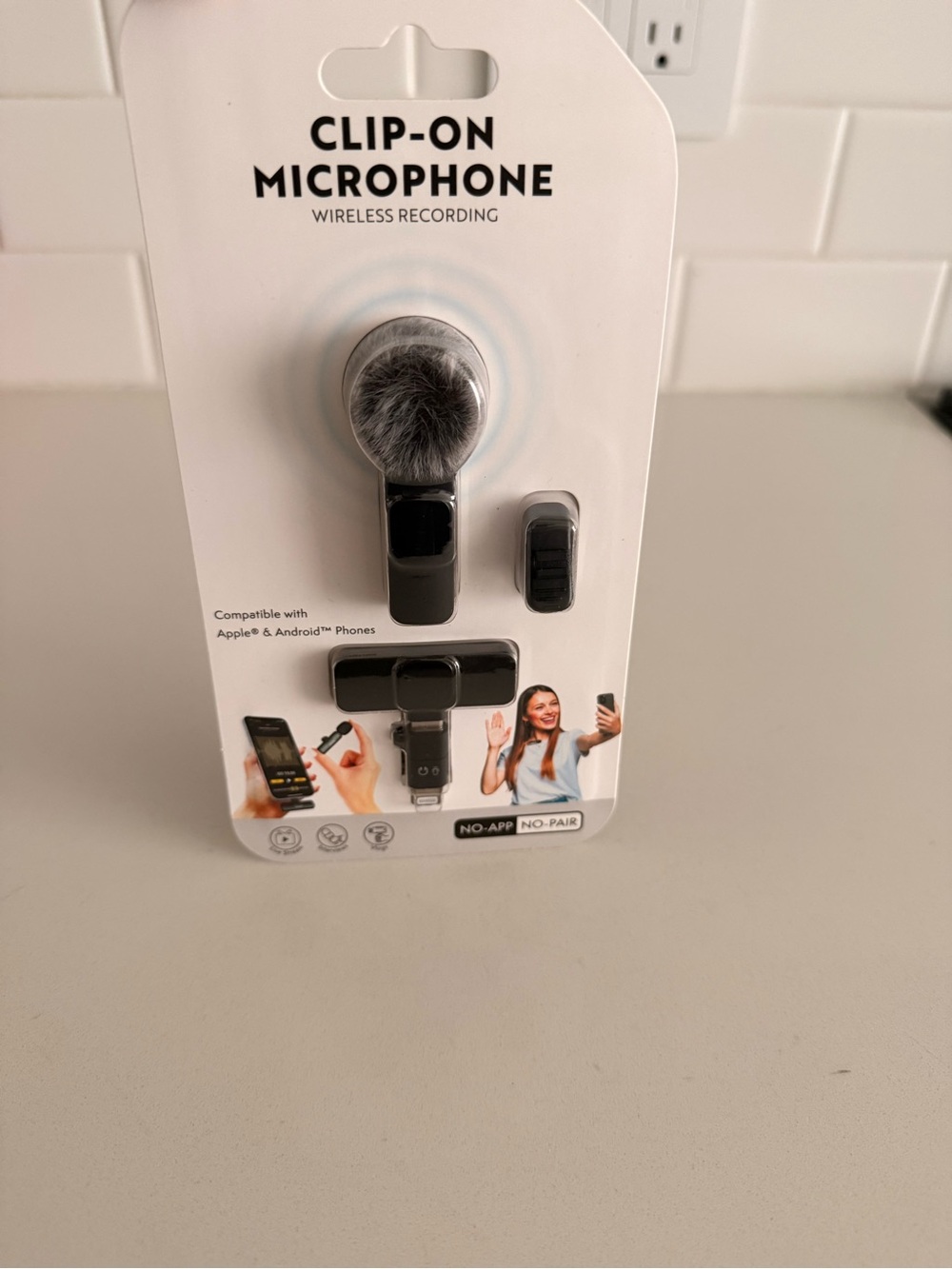 & Other Stories Clip-On Microphone with Gray Wind Muff